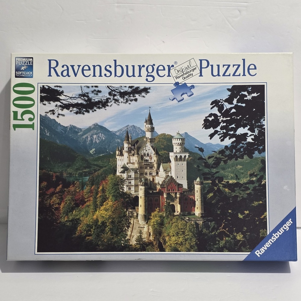 Ravensburger Neuschwanstein Castle of King Louis II 1500 Piece Puzzle No. 162369